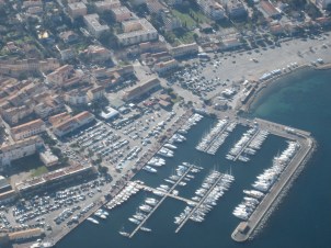 St Tropez aerial view