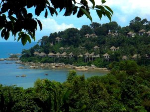 Resort view of Banyan Tree Bintan